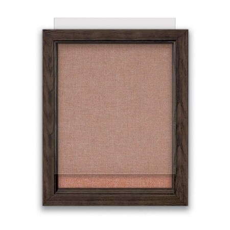 United Visual Products Indoor Enclosed Combo Board, 72"x36", Gold Frame/Blue & Cork UVCB7236G-BLUE-CORK